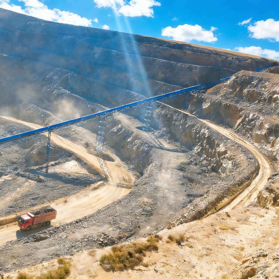 大倾角带式输送机